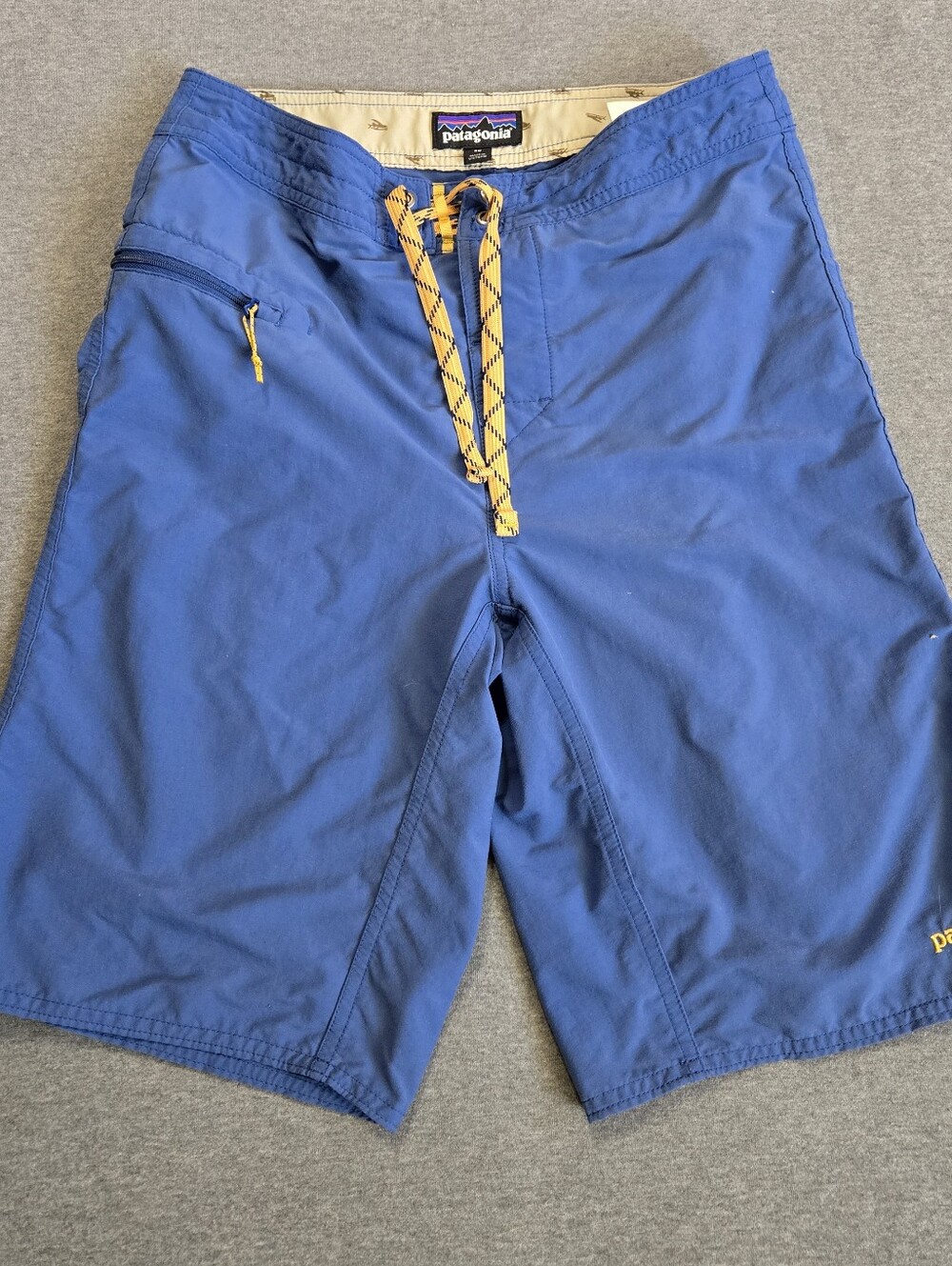 Patagonia Shorts Men 30 Blue WaveFarer Trunks Gorpcore Beach Coastal Outdoors
